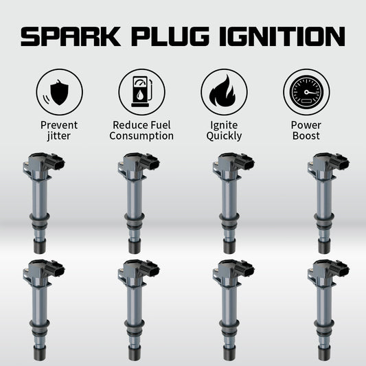 8-pack high-performance ignition coils suitable for Dodge Dakota, Durango, RAM1500 4.7L UF270