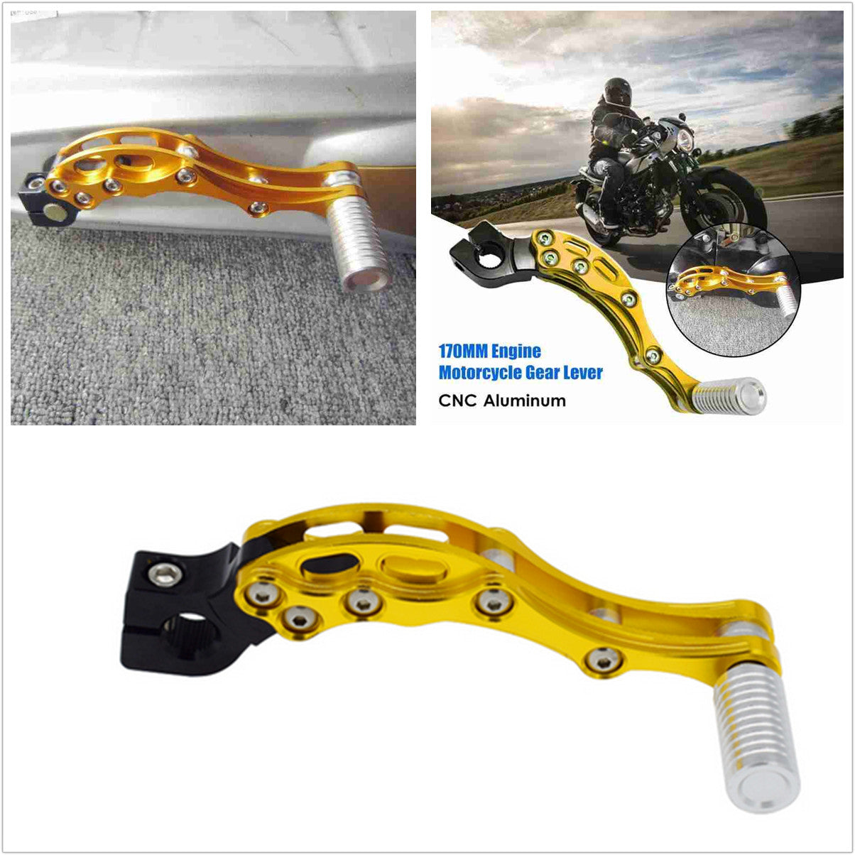Gear Shift Shifter Lever Aluminum For Motorcycle Dirt Bike 50/110/125/150/250cc