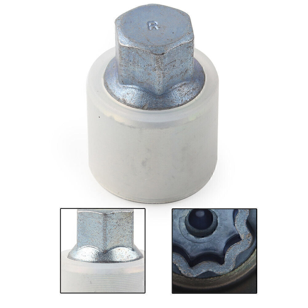 New Locking Wheel Nut Key Bolt Letter R for Audi Q