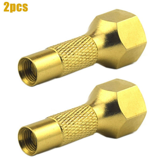 Tire-Air Chucks Heavy Duty Screw On Inflator Gauge Compressor Twists Wheel Brass