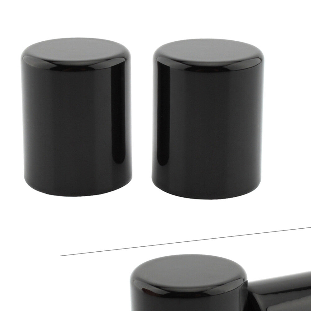 2x Black Docking Hardware Point Cover Kit for Harley Sportster XL883 Road King Q