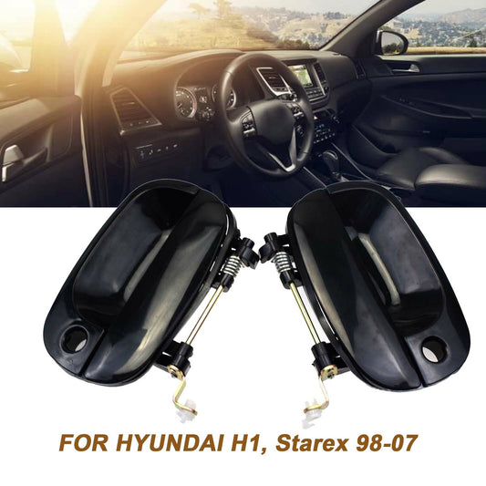 2-piece set of front left and right exterior door handles for HYUNDAI H1, Starex 1998-2007. Brand new. n