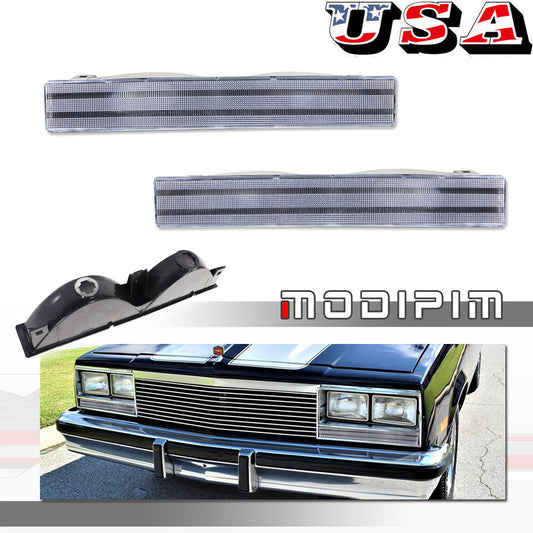 Suitable for 1982-1987 El Camino Malibu Caballero transparent bumper parking signal light kit- v