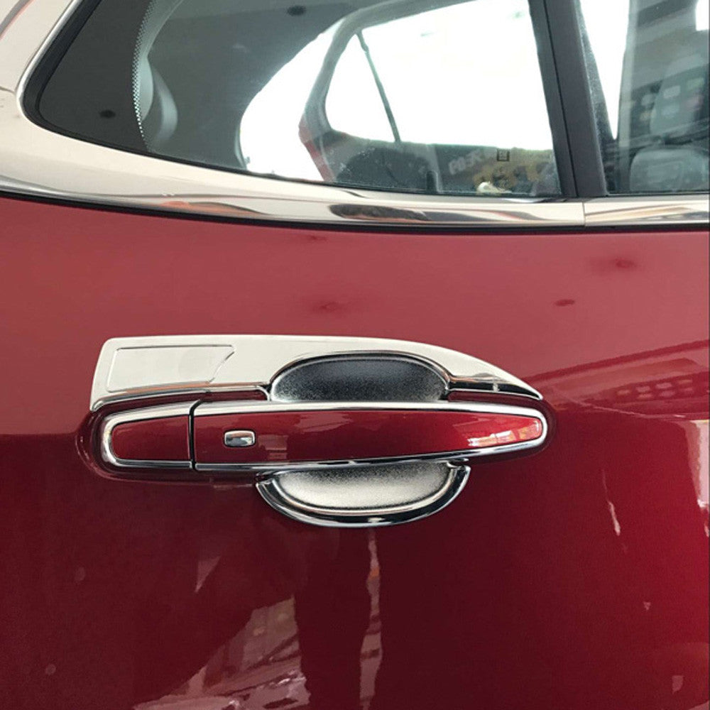 for Chevrolet Equinox 2018-2022 Chrome ABS Car Door Handle Bowl Trim Cover 4PCS