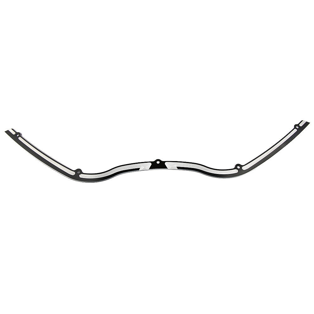 Contrast-cut windshield trim in black for Harley Road Glide FLTRX 1998-2013