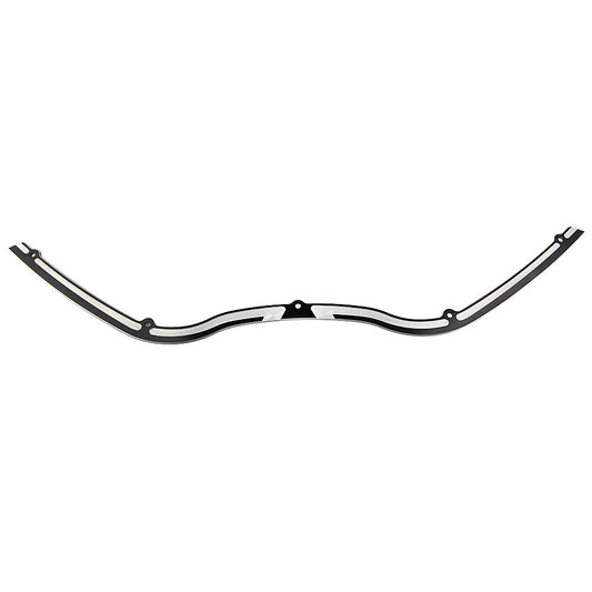 Contrast-cut windshield trim in black for Harley Road Glide FLTRX 1998-2013