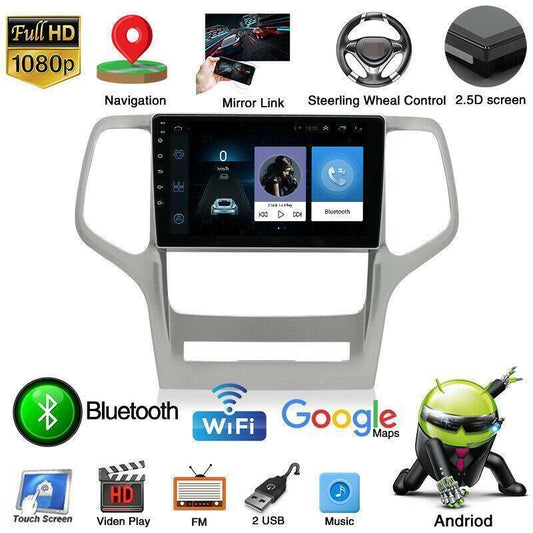 9 Android 10.1 Car Radio GPS Navi Player for Jeep Grand Cherokee 2008-13