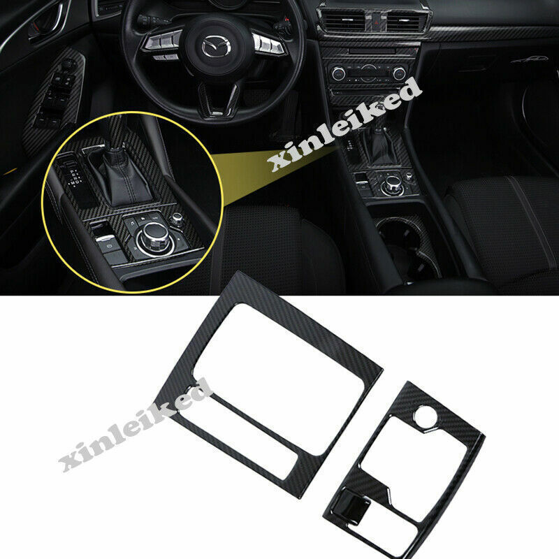 For Explorer 20-2022 Carbon Fiber Look Headlight Switch Frame Interior Trim v