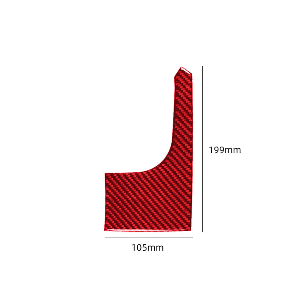for Ford F150 FX4 2004-08Red Carbon Fiber Steering Wheel Right Side Panel Trim B