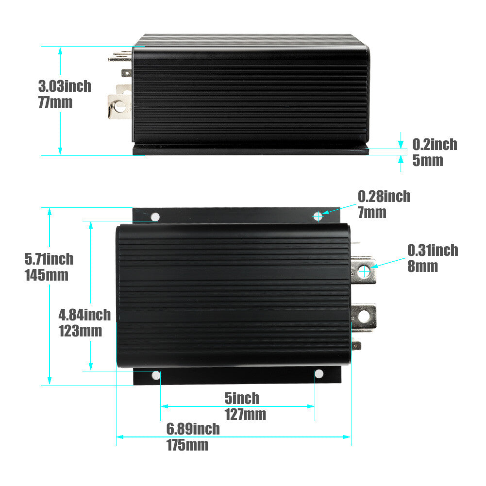1204-027 DC controller replacement for Curtis PMC 24V 275Amp, suitable for EZGO for golf carts, brand new. Q