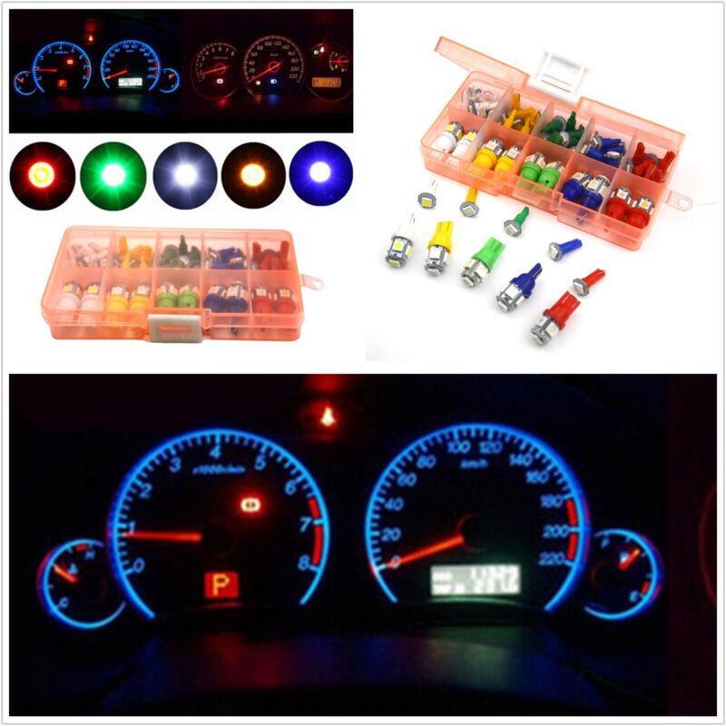 Car dashboard T5 T10 retrofit lights 5050SMD LED instrument panel indicator lights - n