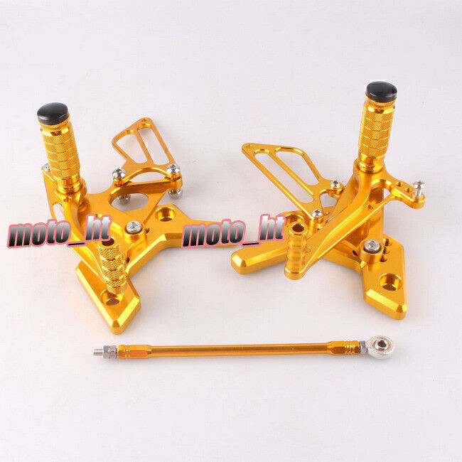CNC Motorcycle Rearsets Foot pegs Fit for Kawasaki Z750 2004 2005 2006 Black