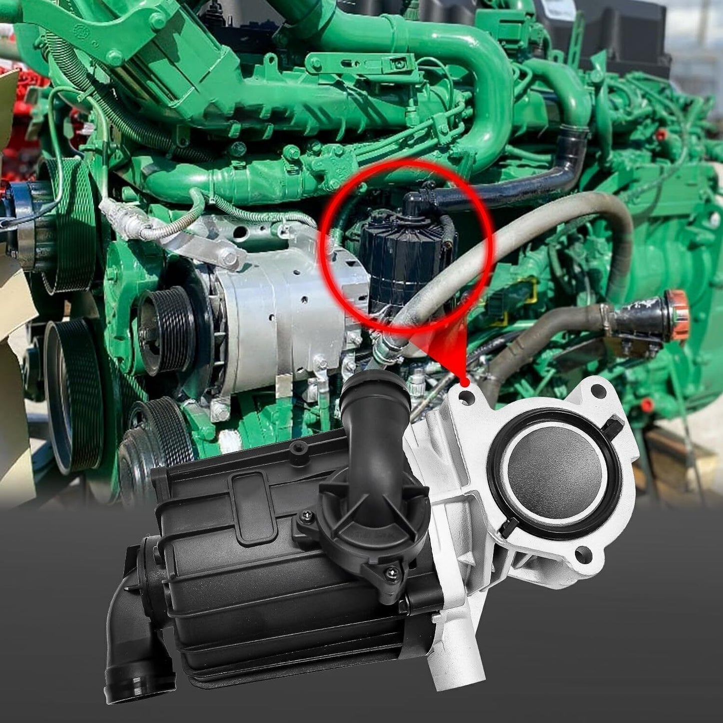 Crankcase Ventilation Oil Separator for Volvo D11 for Mack MP7 21679517 22999818 New