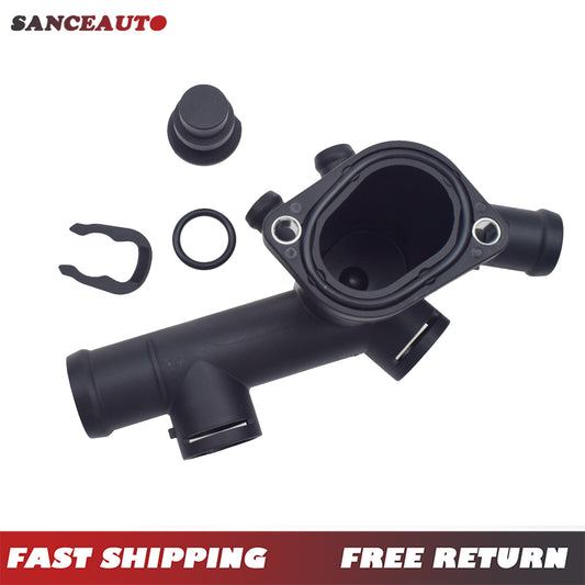 1114503500 Coolant hose flange and gasket for Vw Beetle 2.0 L4 06A121132C- n