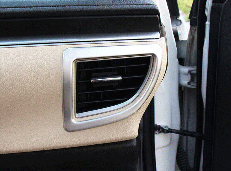 Silver Front Center Console Storage Box Panel Cover for Corolla 03-08- v