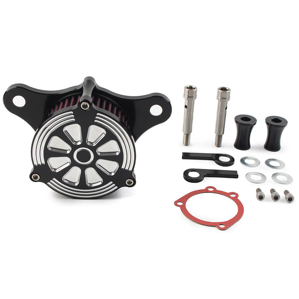 Air Cleaner Red Intake Filter Kit for Harley Electra Glide Softail FLSTN FXSTD Q
