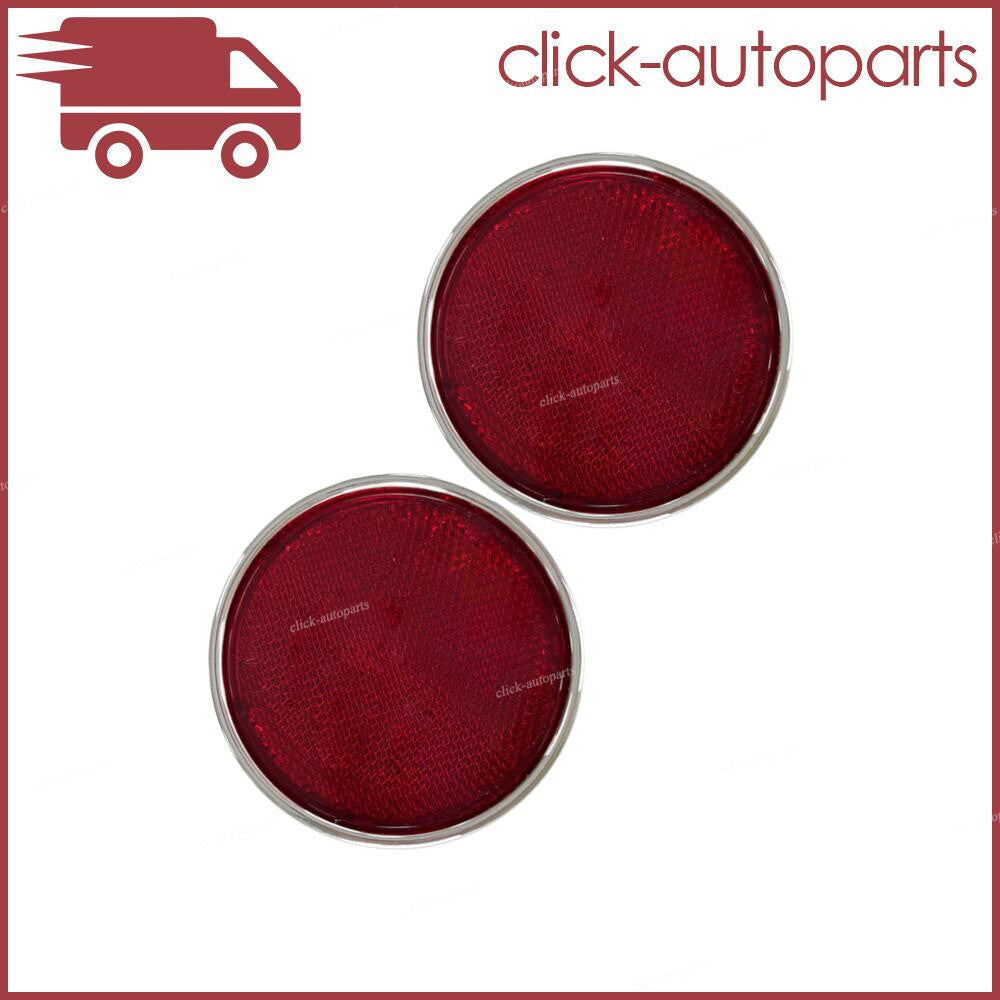 2pcs Fit for Toyota 1958-73 for Land Cruiser FJ25 FJ40 FJ55 Reflector Lense Rear Q