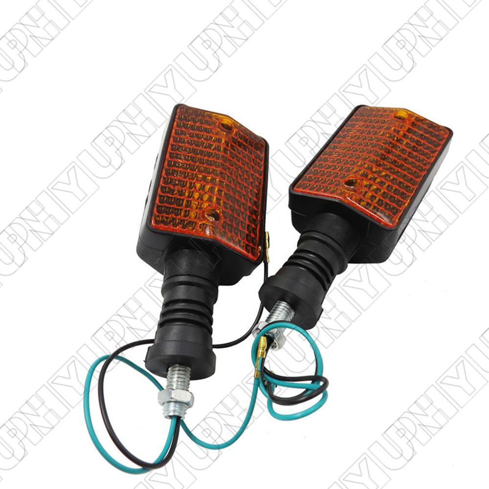 2× Rear Turn Signal Light Blinker for Yamaha XT350 XT600 XT550 DT50 DT125 TW200 Q