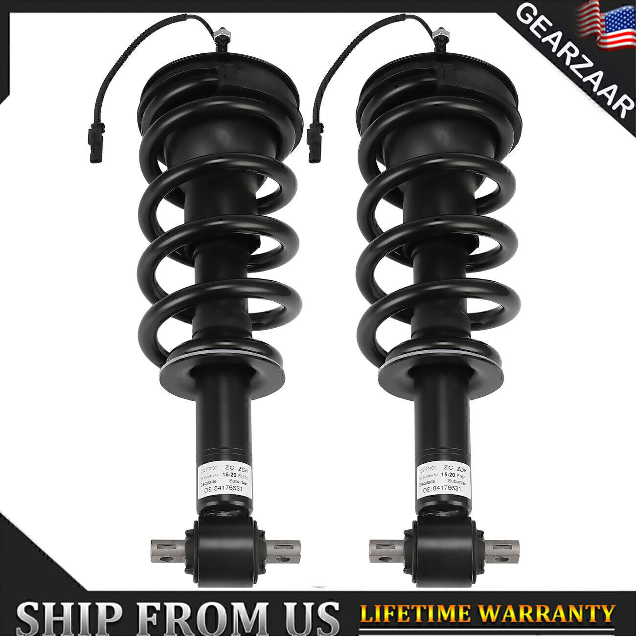 Pair Front Shock Struts Assys Fit for Escalade Tahoe for Yukon Denali MagneRide SY