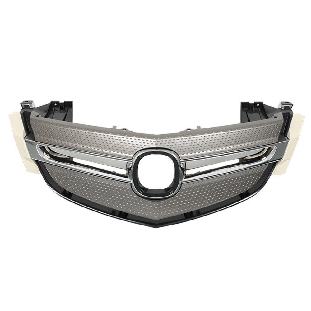 Chrome replacement grille for 2007, 2008, and 2009 for Acura MDX front upper grille assembly. n
