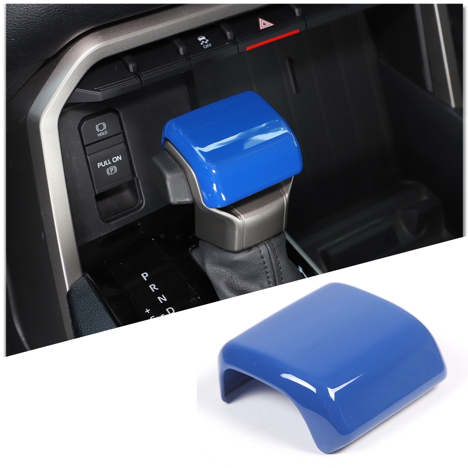 Blue Gear Shift KNOB Protective Cover for ABS, suitable for Sequoia 2022-2023. n