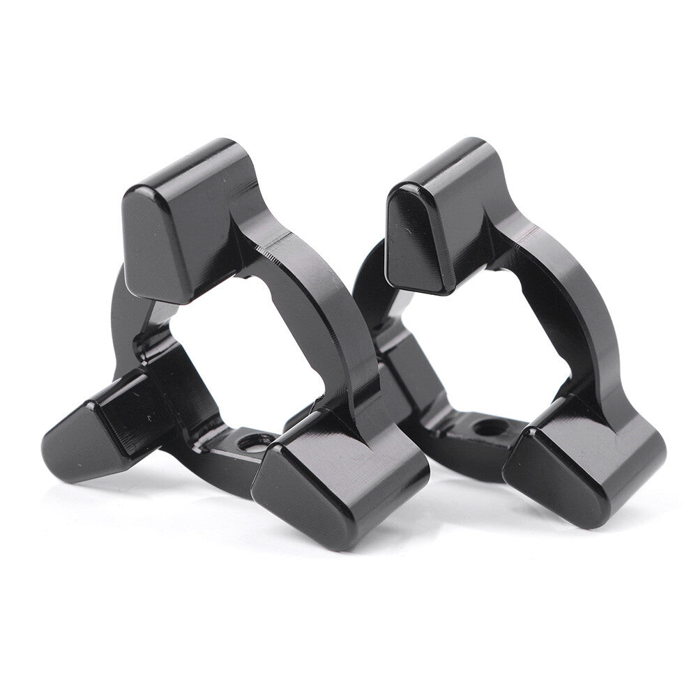 2Pcs Fork Preload Adjusters Kit CNC Aluminum Universal Motorcycle 19mm Black