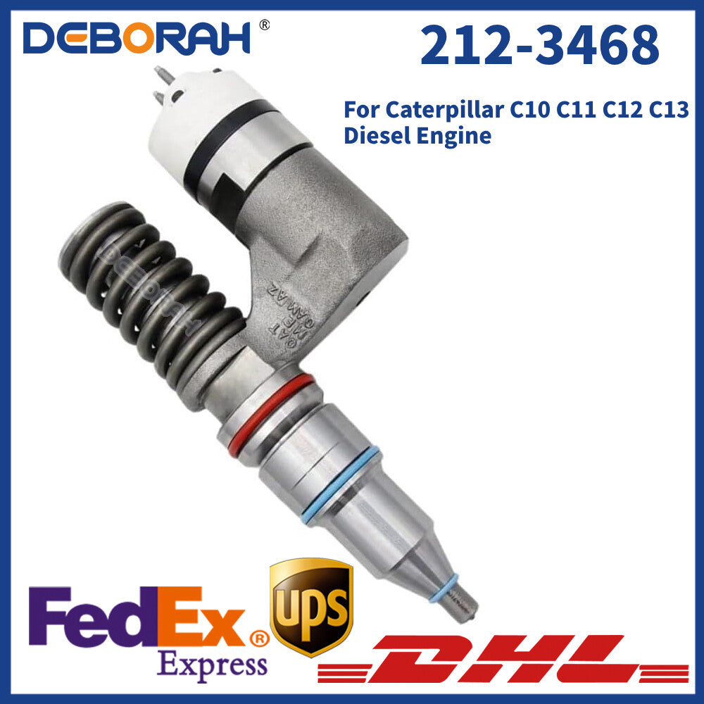 New Fuel Injector 212-3468 10R-1258 Caterpillar C10 C11 C12 C13 Diesel Engine