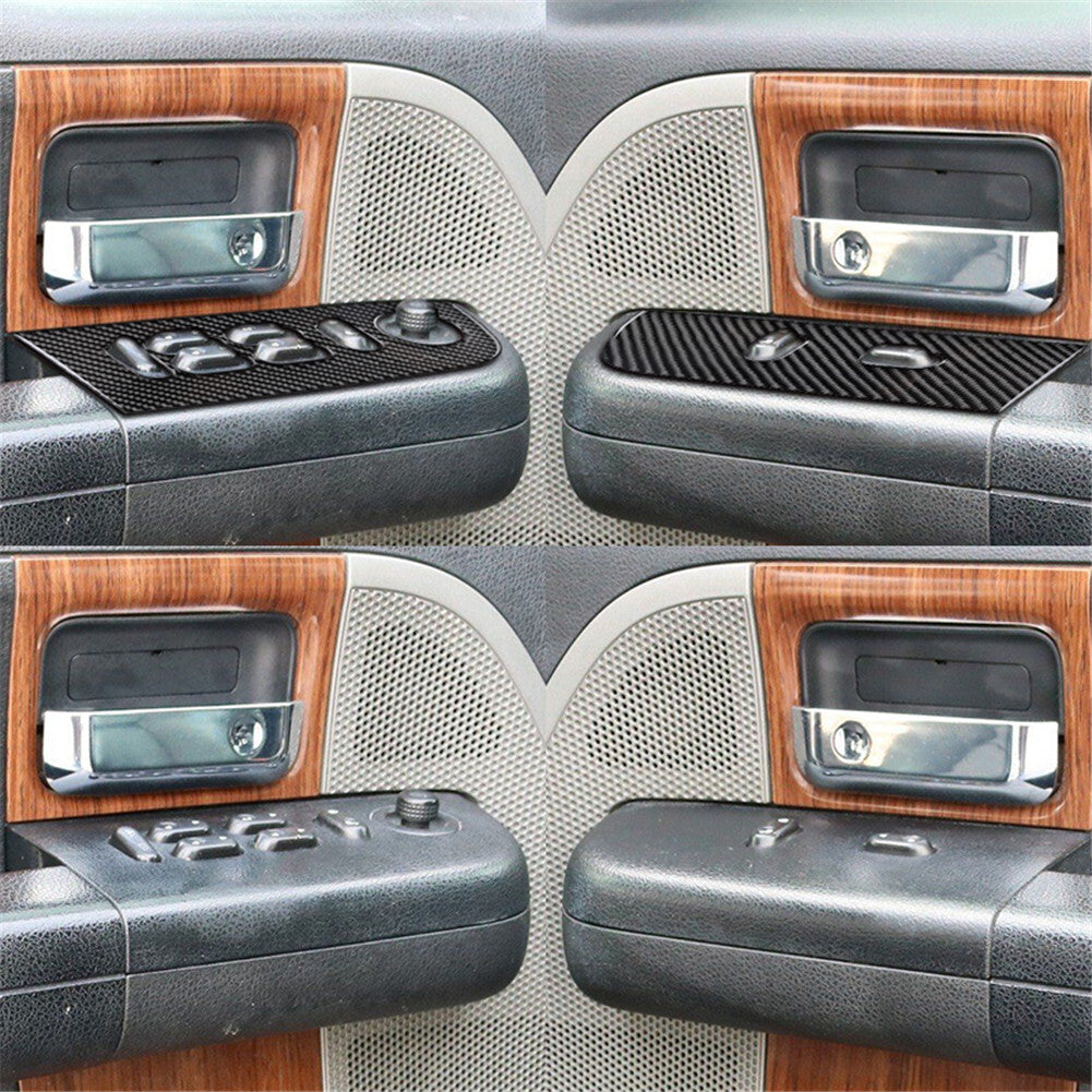 4X Central Control Ashtray Trim Cover Carbon Fiber For Quest 2004-2006 v