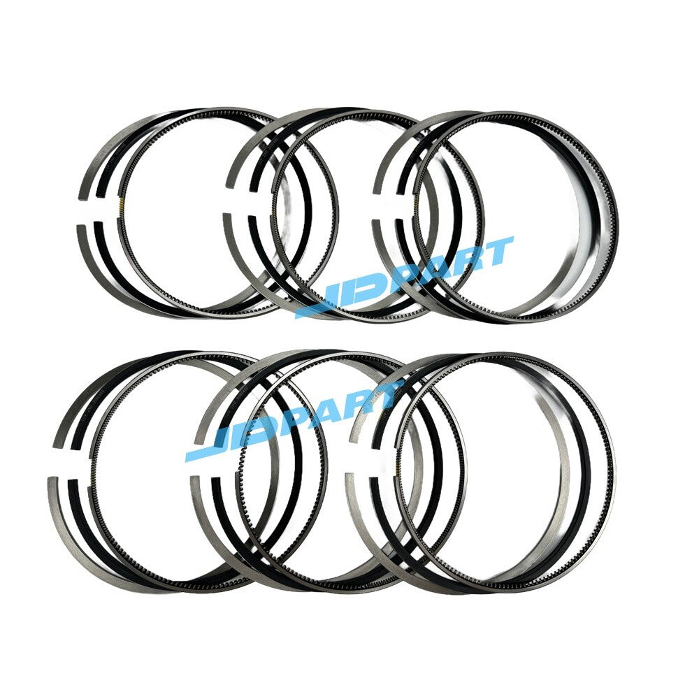 Suitable for KTA19 piston ring set 6-piece set 3804571 excavator parts -