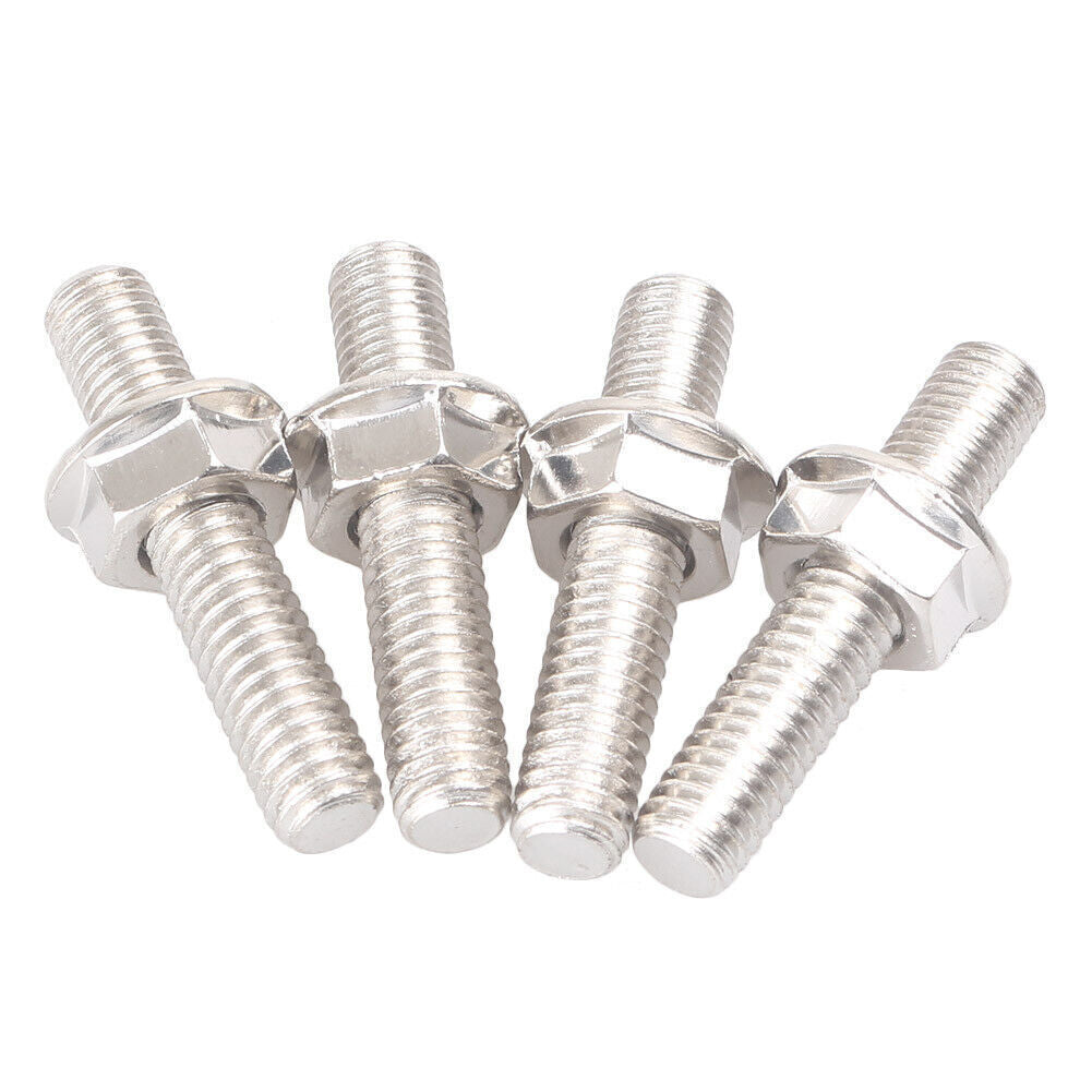 Exhaust Port Studs w/ Nut Fit for Harley Touring Electra Road Street Glide Softail