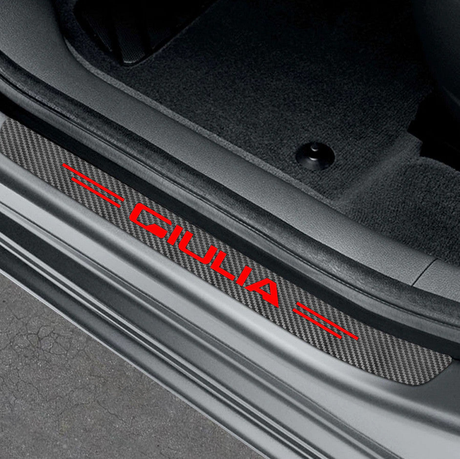 Metal stickers, badges, and logos for Audi Q5 side fenders, chrome black, 2-piece set.