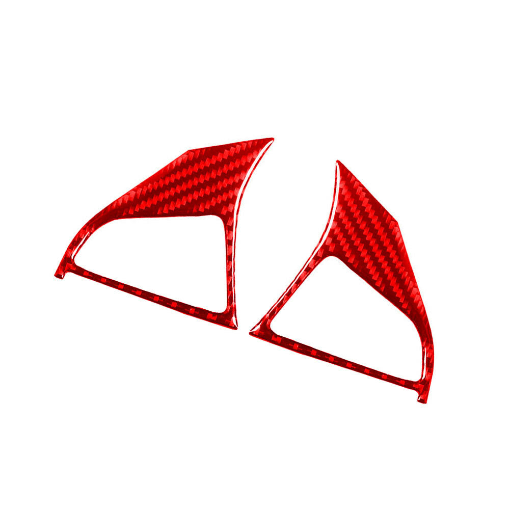 Red Carbon Fiber Fuel Tank Cap Decorative Cover Trim For Tundra 2014-2018 v