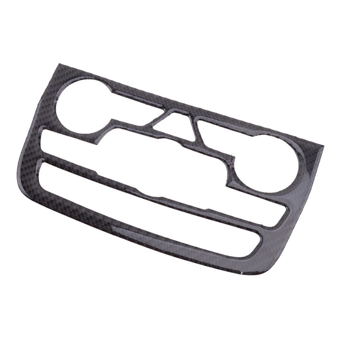 Carbon Fiber Navigation Panel Cover Trim fit for for Jeep Grand Cherokee 2014-2018 v