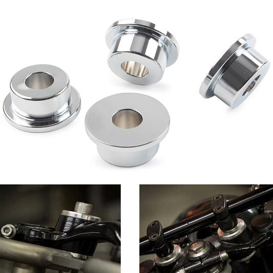 Lenker Riser Buchsen Halterungen f¨¹r for Harley Dyna Wide Super Glide Softail Chrom
