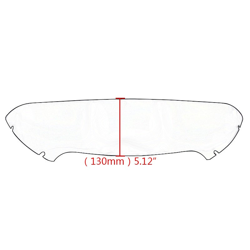 Black 5Windshield Windscreen Fits for Harley Touring Road Glide FLTRX 2015-23 Q