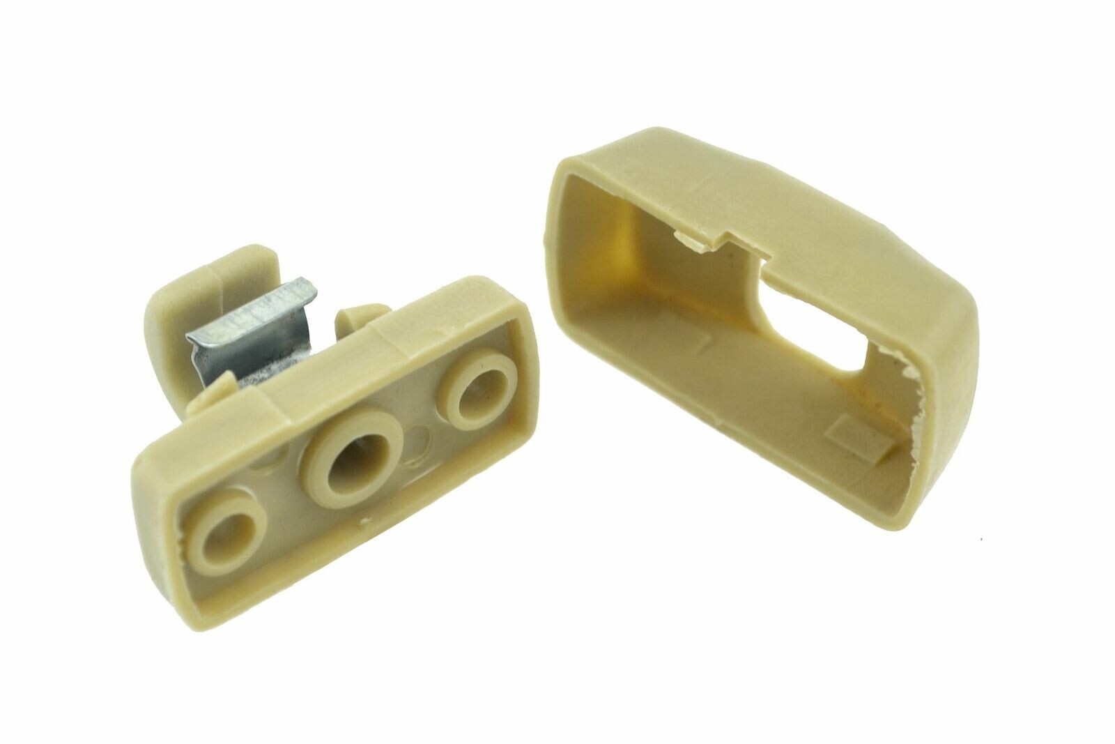 2 Pcs for VW for Jetta Beetle Eos for Golf for Passat Beige Sun Visor Clips 3B0857561B
