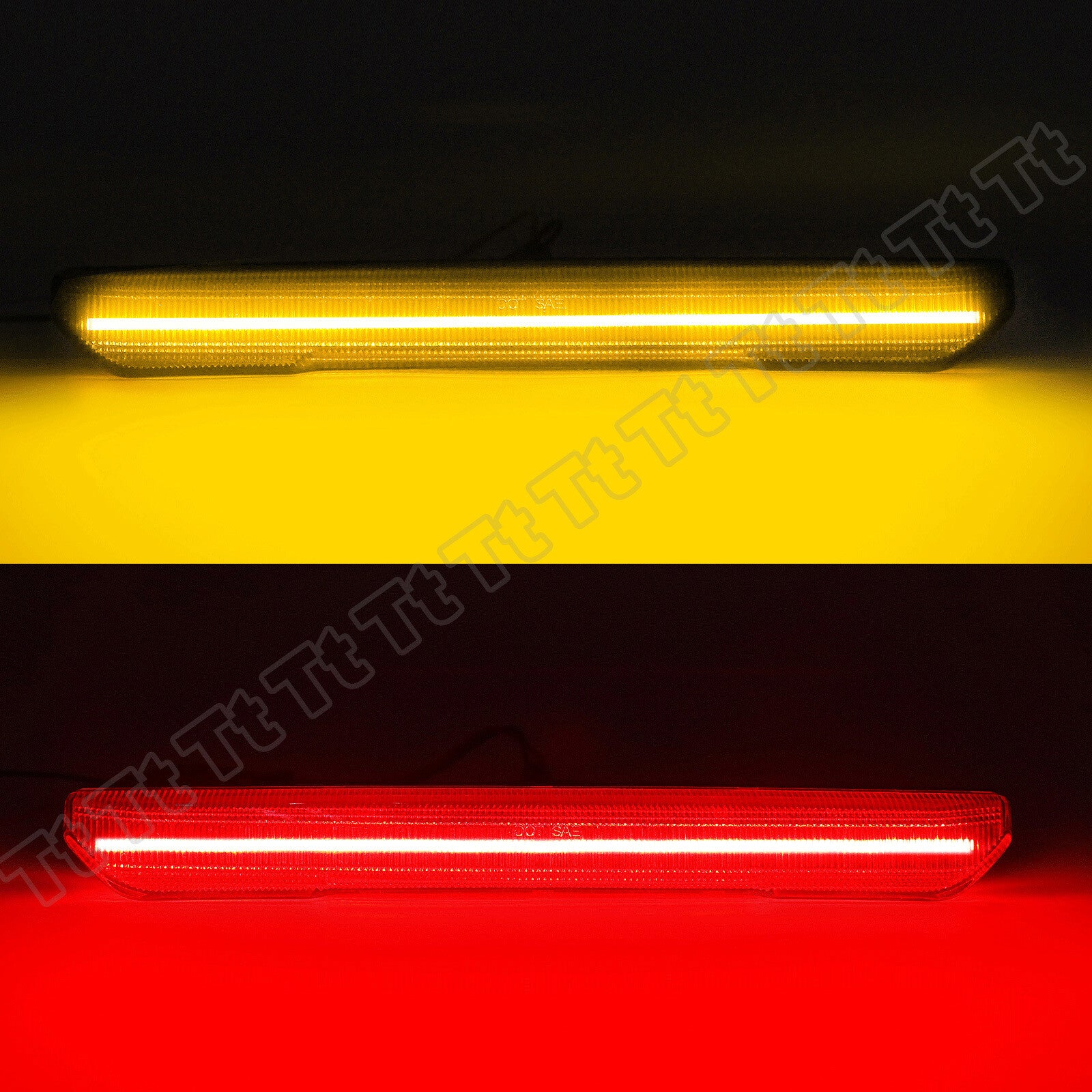 Fit for 2020 - 24 for GMC for Sierra 2500HD 3500HD Front and Rear LED Side Marker Lights Amber Red- v