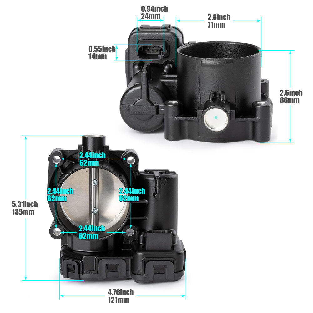 Throttle Body for Dodge Durango Nitro for Ram 1500 for Chrysler for Jeep Commander 4861661AB Q