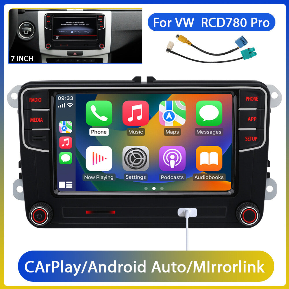 7 RCD780 Pro RCD360 RCD330 Android Auto CarPlay F¨¹r for VW for Jetta for Tiguan MIB Radio