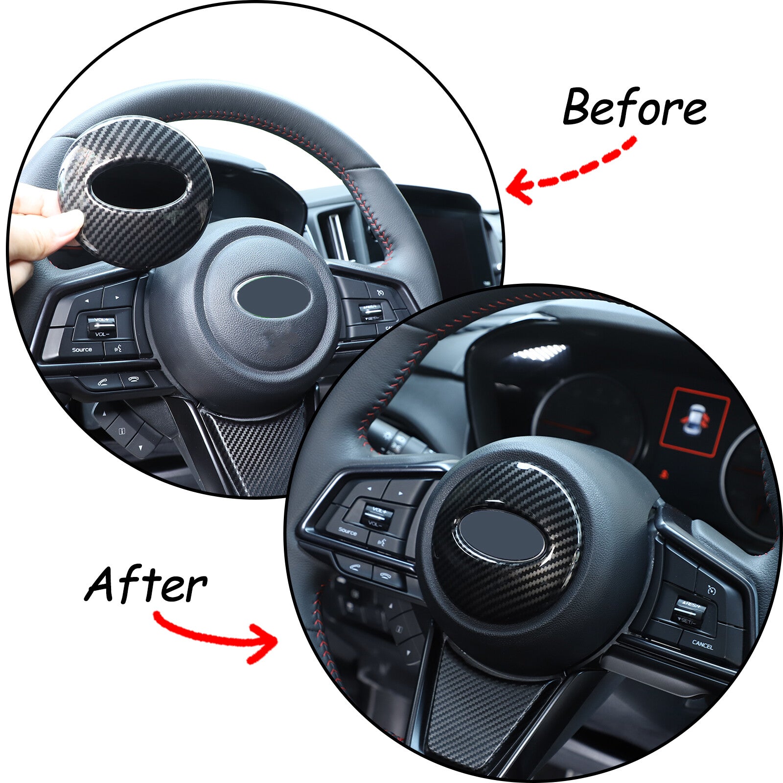 ABS carbon fiber air conditioning volume knife decoration frame suitable for 3 E90 2005-2012- v