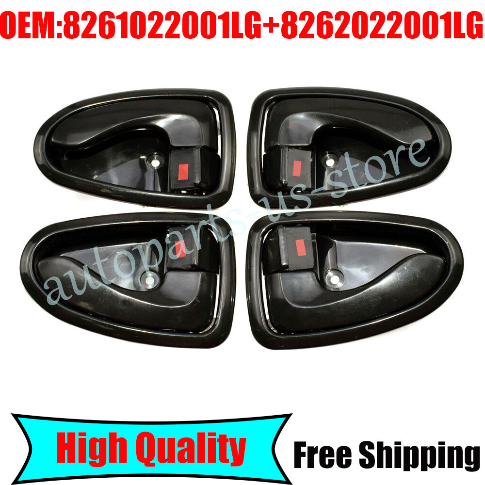 4Pcs NEWInside Front Rear Left Right Door Handles for Hyundai ACCENT 2000-2006