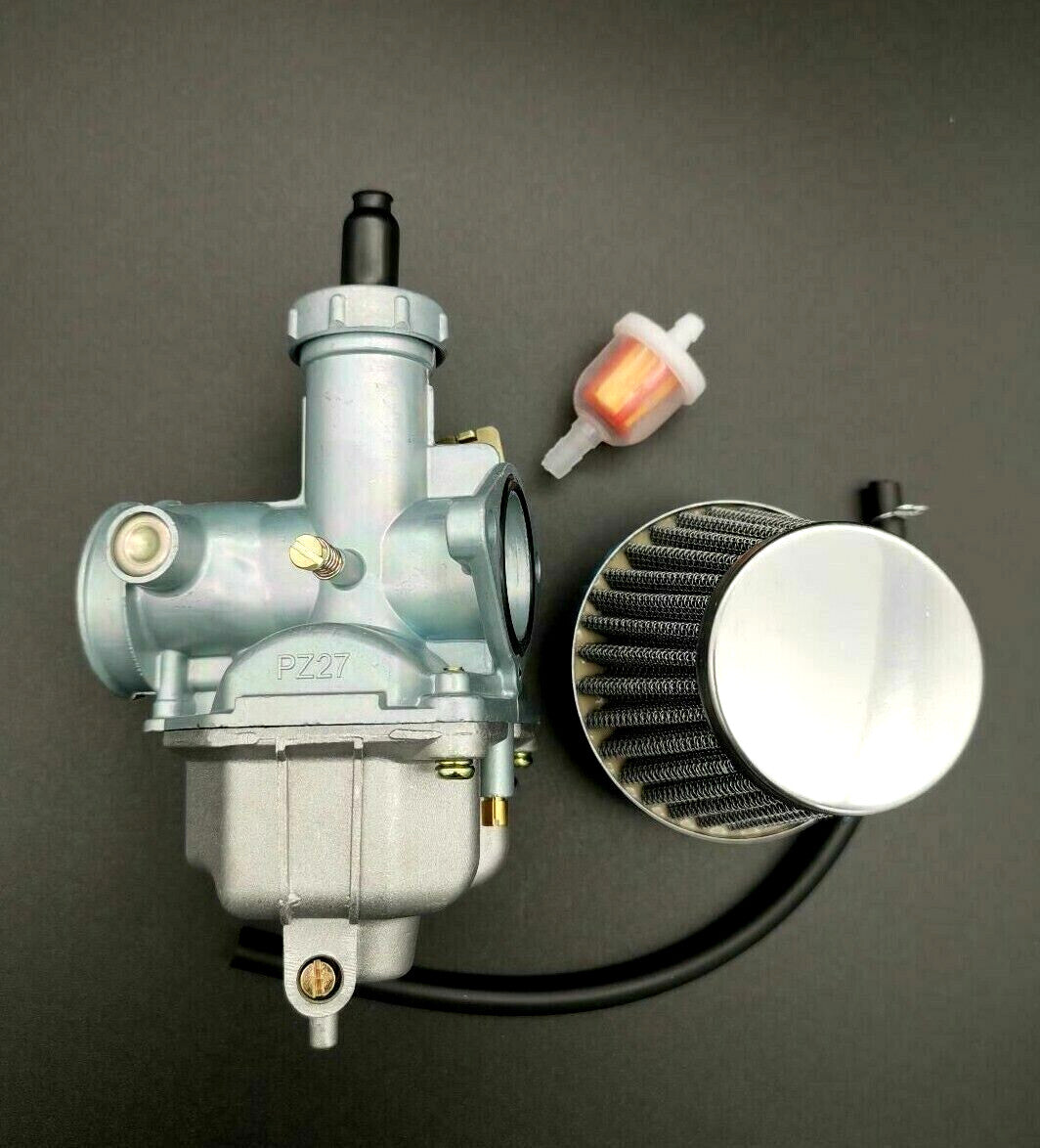 New PZ27 Carburetor 150cc 200cc 250cc ATV Go Kart Dirt Bike W/ Air Filter