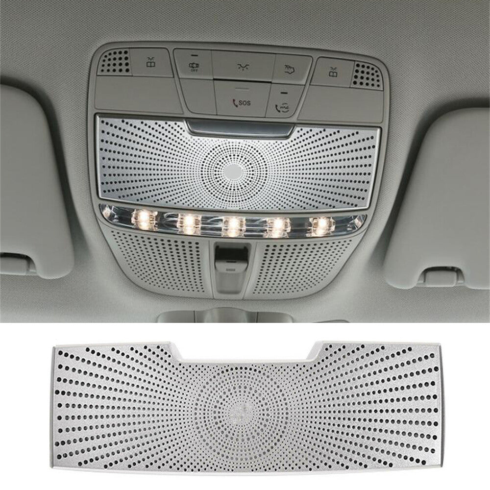 Alloy Front Reading Light Glasses Case Trim for Benz C GLC Class W205 X253 2015+