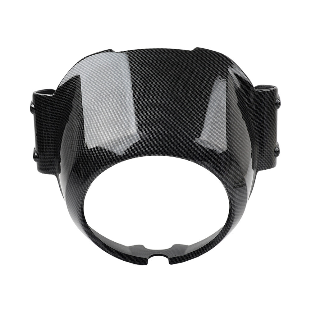 Windshield Headlight Bezel Upper Fairing Carbon Fibre For Indian Scout 2015-2023