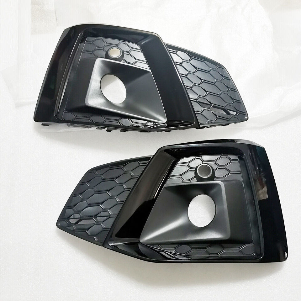 Front Bumper Fog Light Cover Grilles Grill for Audi for A5 S5 S-LINE 2020 2021 2022 Q