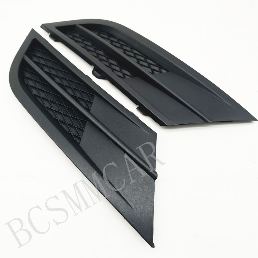 Front Bumper Fog Light Grille Grill Cover Cap Pair Fit for VW for Jetta 2015-2017