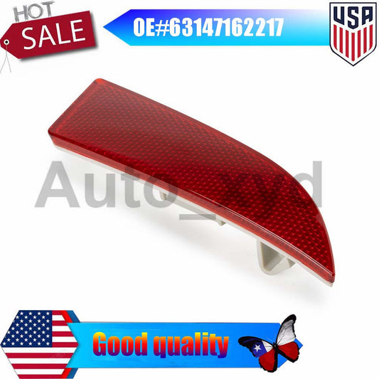 Rear bumper cover left reflector, red, 63147162217, suitable for BMW E83 X3, 2004-2010, 05 06 Q