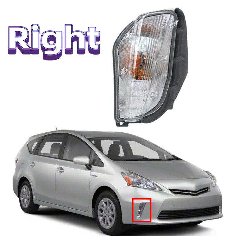 1Pcs for Toyota Prius V 2012 2013 2014 Right Front Bumper turn Signal Light
