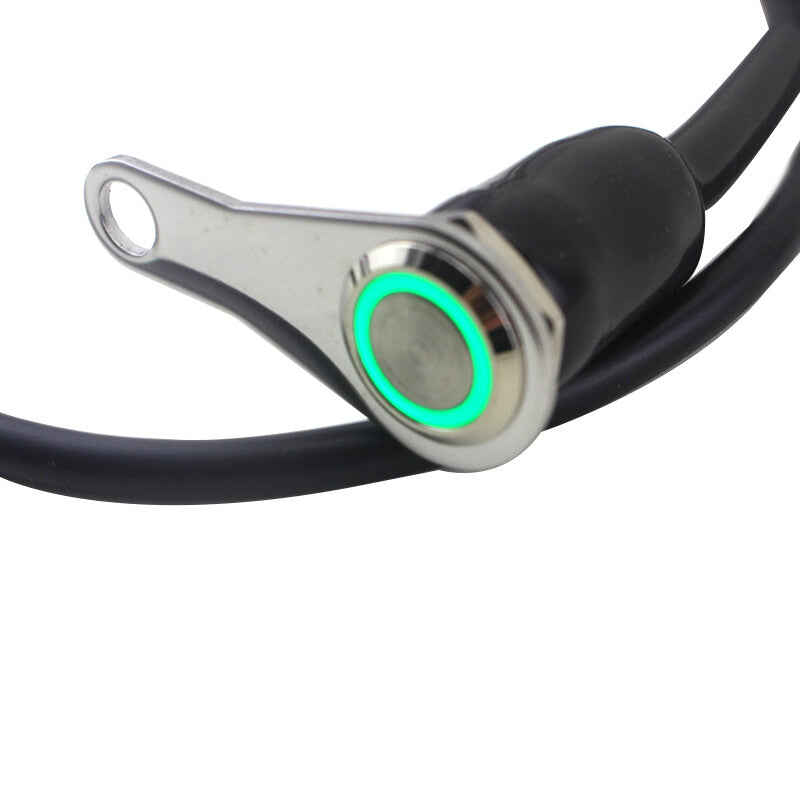 12V DC Aluminum Alloy Motorcycle 7/8-inch Handlebar Engine Stop/Start Switch Button n