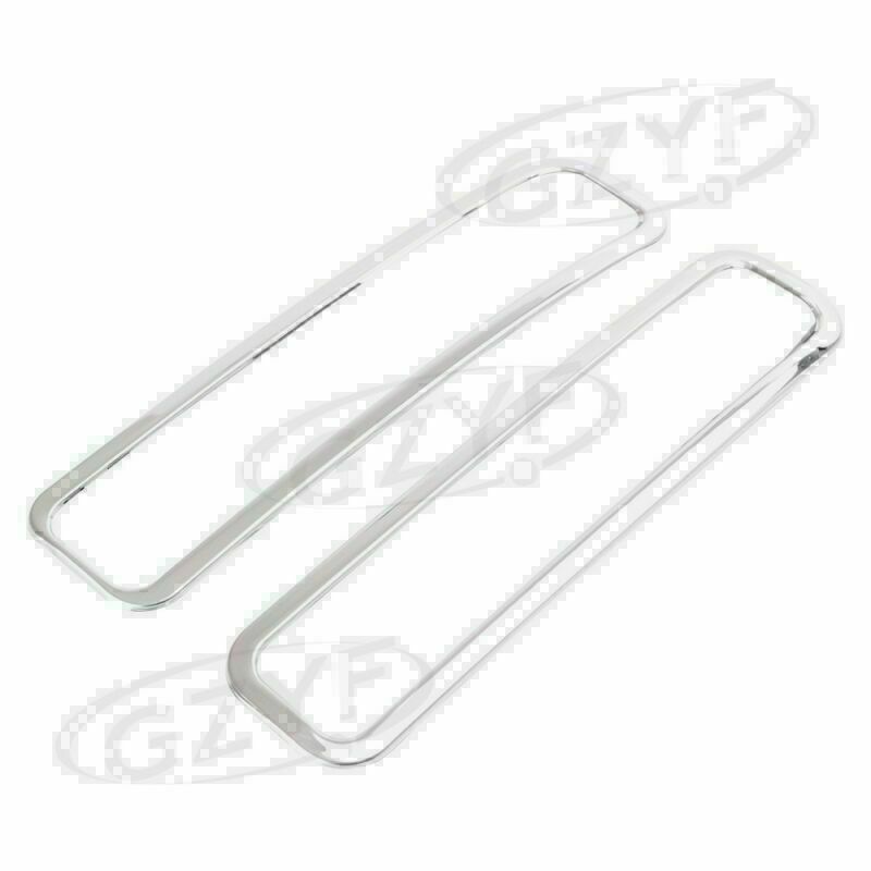 Car Rear Fog Light Lamp Cover Deco Trims Fit for Cadillac SRX 2010-2015 Chrome 2pcs